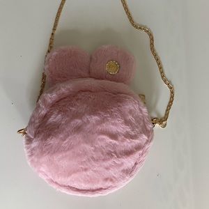 Easter Bag Faux Fur Purse Rabbit Bunny Children Mini Crossbody Bag